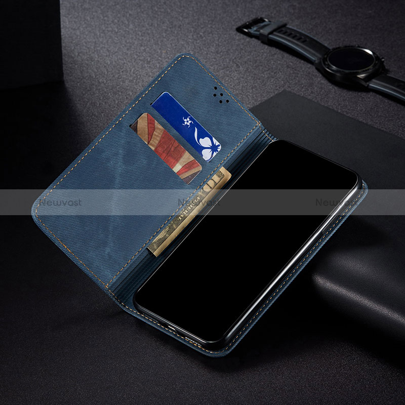 Cloth Case Stands Flip Cover B01S for Xiaomi Redmi Note 10 Pro 5G