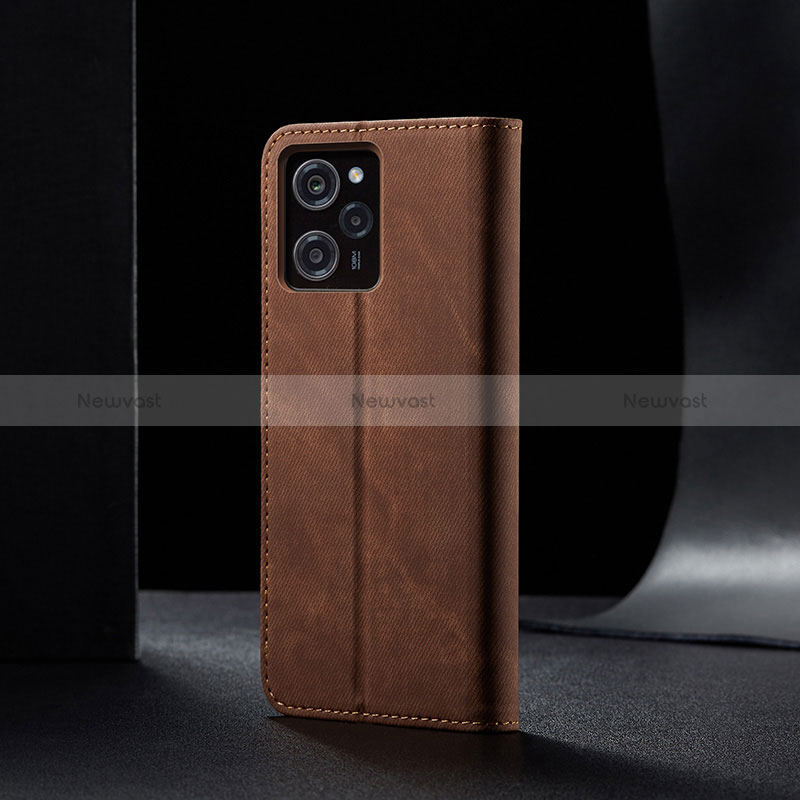 Cloth Case Stands Flip Cover B01S for Xiaomi Redmi Note 12 Pro Speed 5G