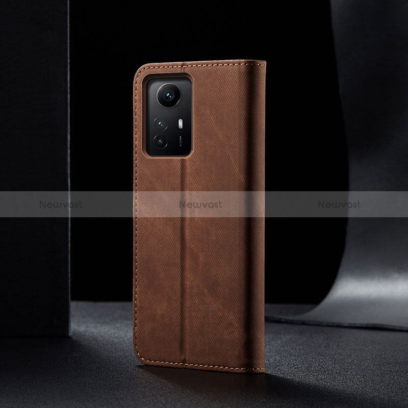 Cloth Case Stands Flip Cover B01S for Xiaomi Redmi Note 12S