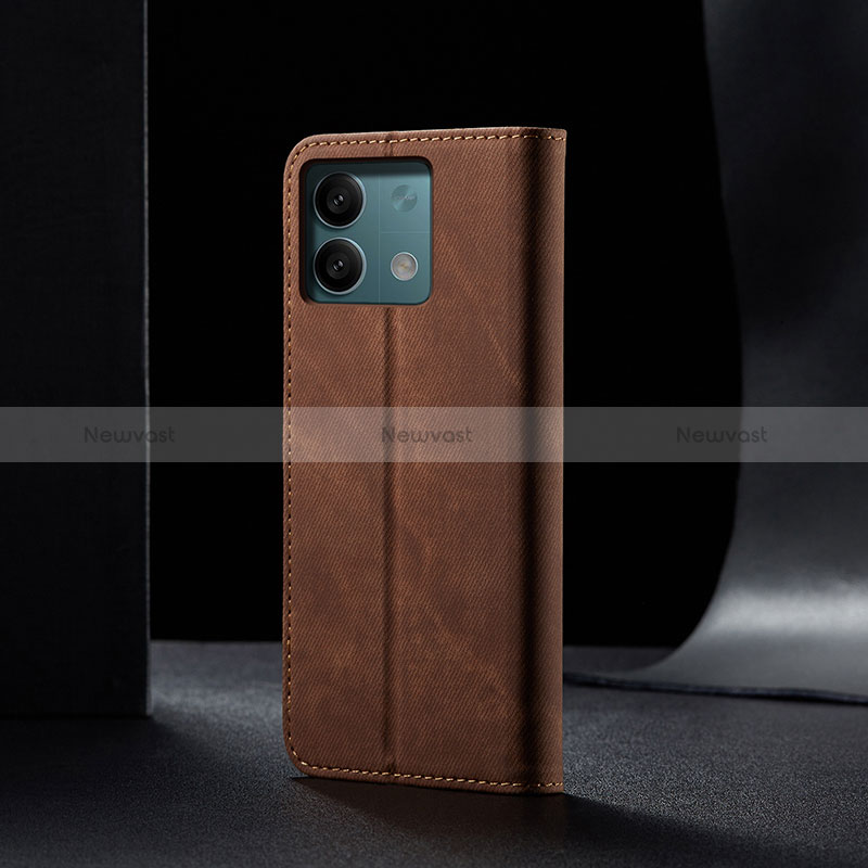 Cloth Case Stands Flip Cover B01S for Xiaomi Redmi Note 13 Pro 5G