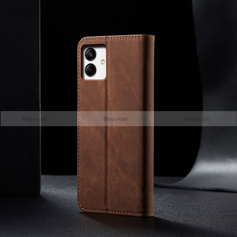 Cloth Case Stands Flip Cover B02S for Samsung Galaxy M04