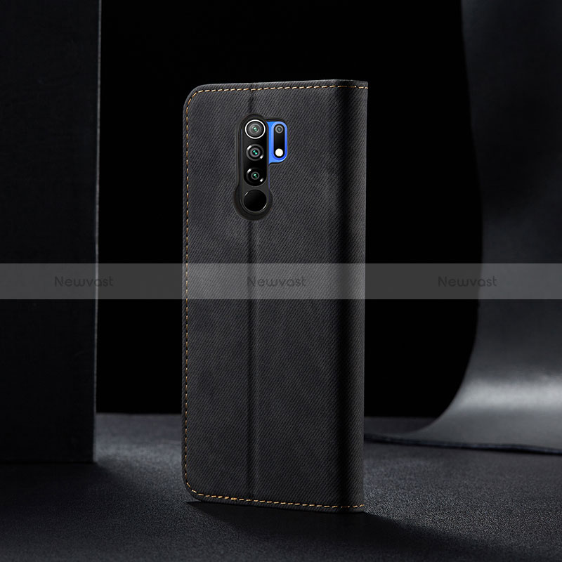 Cloth Case Stands Flip Cover B02S for Xiaomi Poco M2