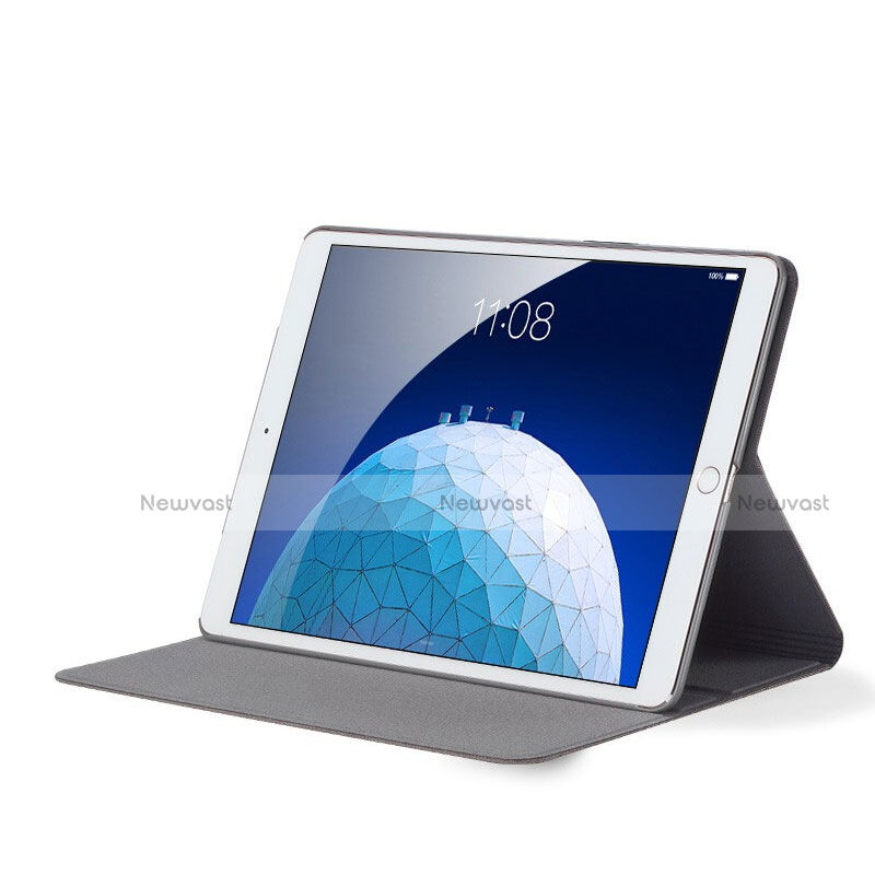 Cloth Case Stands Flip Cover for Apple iPad Air 3 Gray