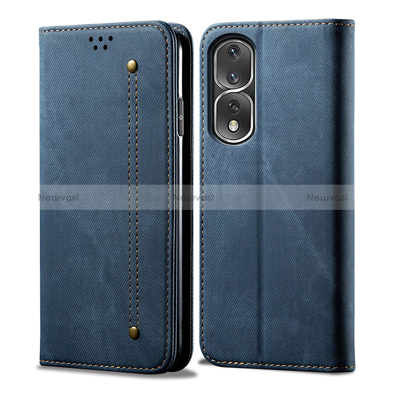 Cloth Case Stands Flip Cover for Huawei Honor 80 Pro 5G