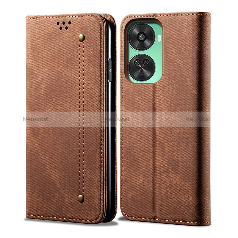 Cloth Case Stands Flip Cover for Huawei Nova 11 SE