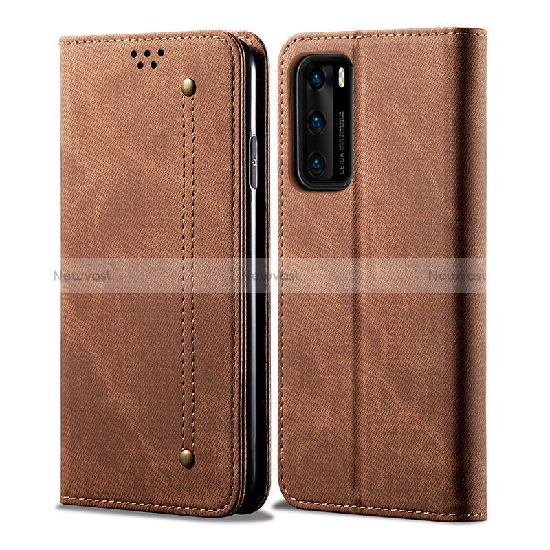 Cloth Case Stands Flip Cover for Huawei P40