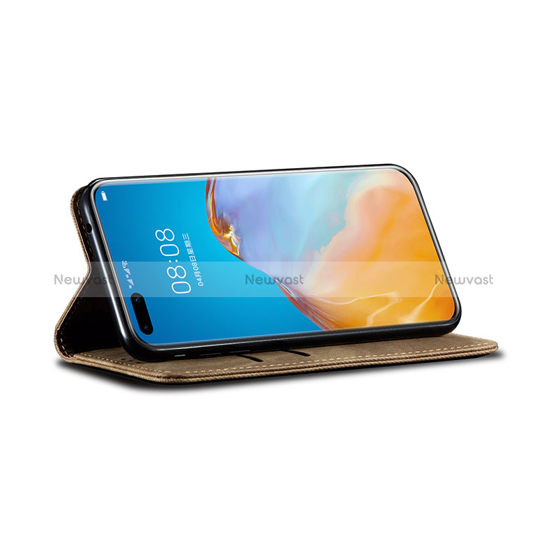 Cloth Case Stands Flip Cover for Huawei P40 Pro