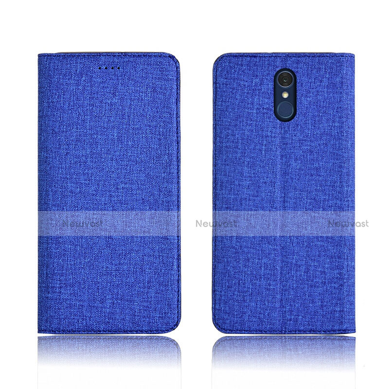 Cloth Case Stands Flip Cover for LG Q7