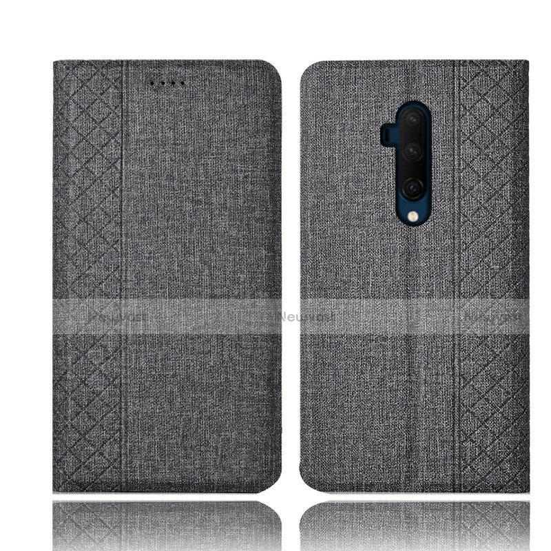 Cloth Case Stands Flip Cover for OnePlus 7T Pro