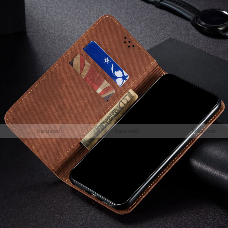 Cloth Case Stands Flip Cover for OnePlus 8 Pro