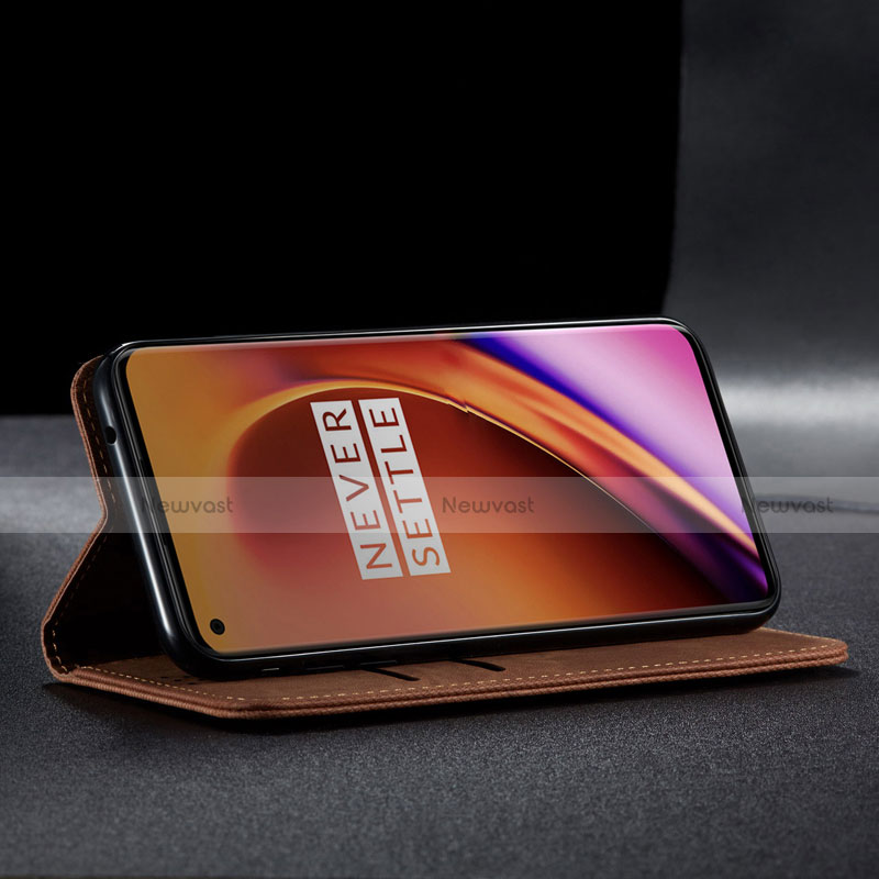 Cloth Case Stands Flip Cover for OnePlus 8 Pro