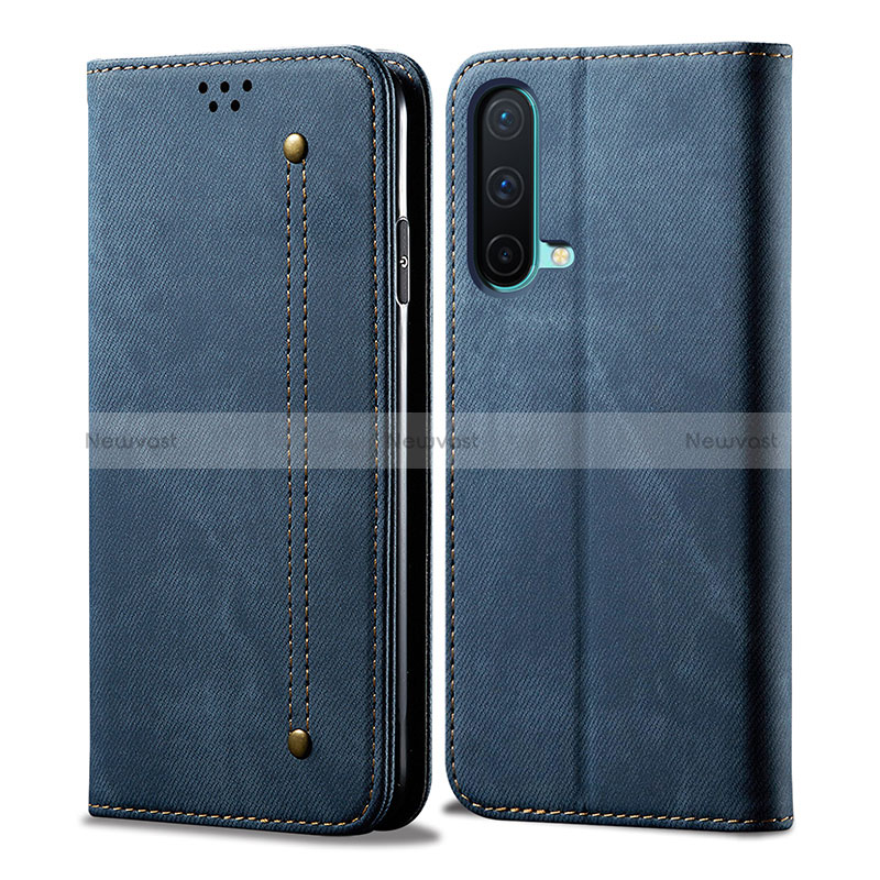 Cloth Case Stands Flip Cover for OnePlus Nord CE 5G