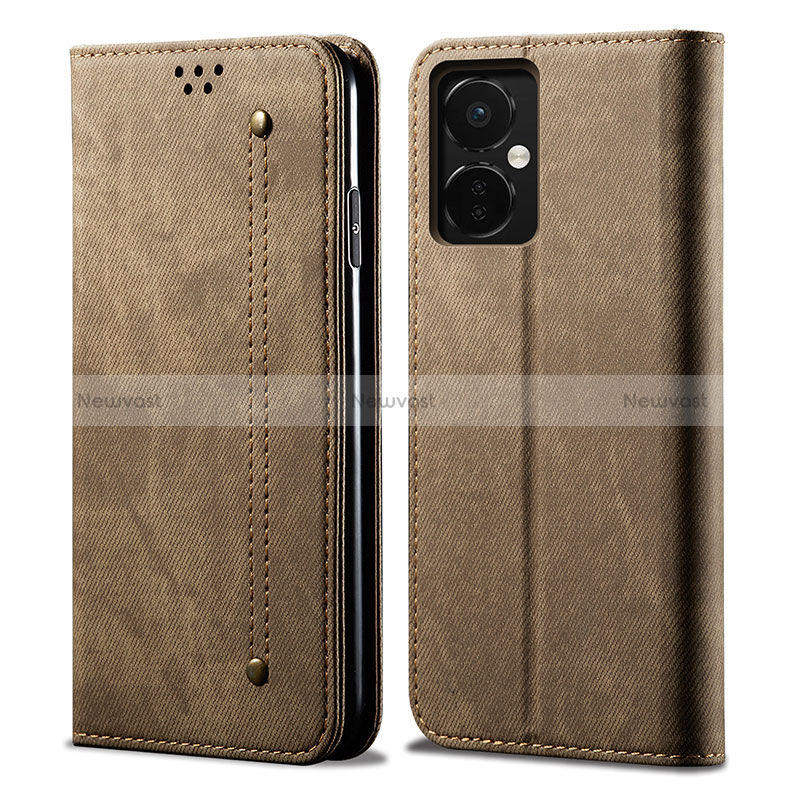 Cloth Case Stands Flip Cover for OnePlus Nord N30 5G