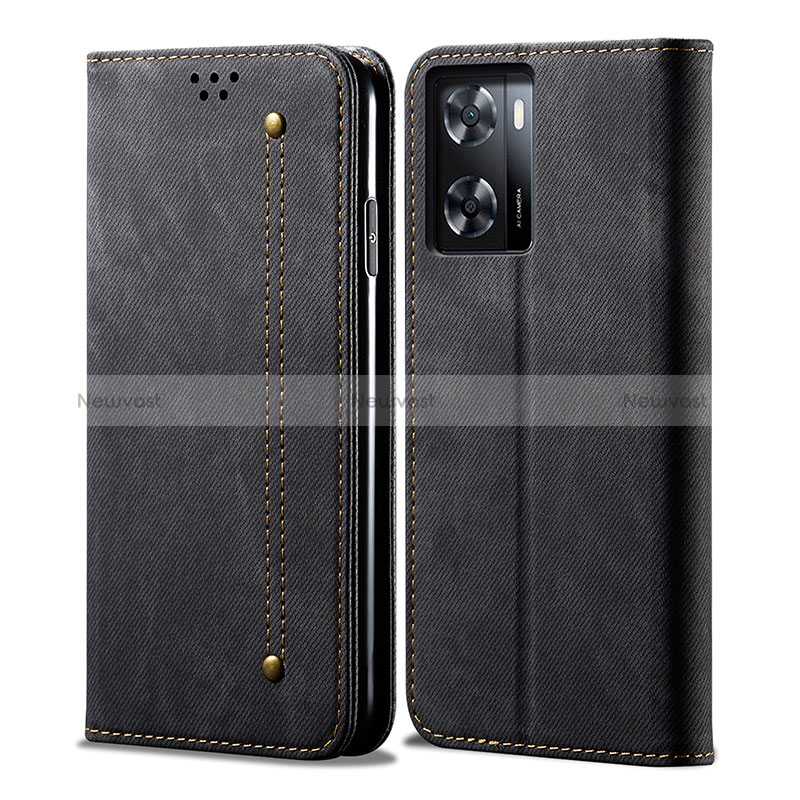 Cloth Case Stands Flip Cover for Oppo K10 5G India