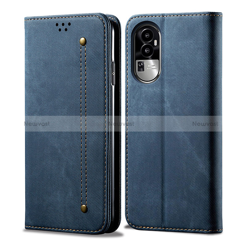 Cloth Case Stands Flip Cover for Oppo Reno10 Pro+ Plus 5G