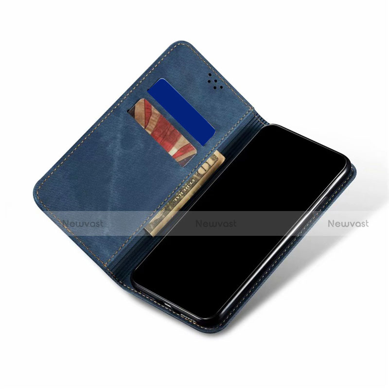 Cloth Case Stands Flip Cover for Realme 5 Pro