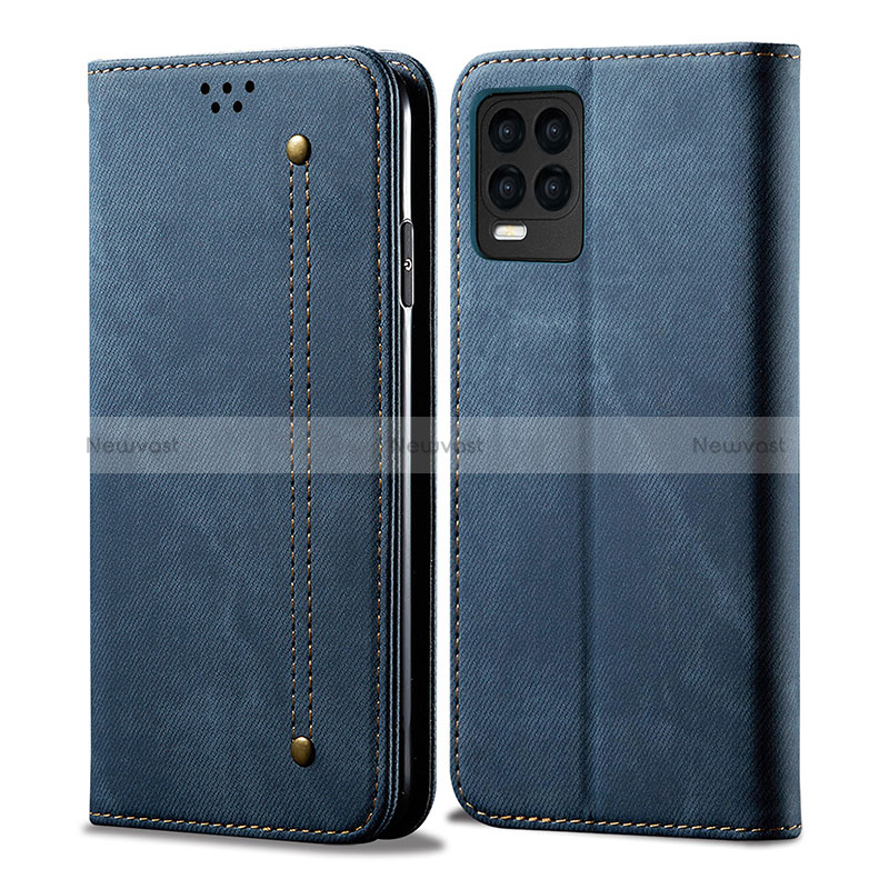 Cloth Case Stands Flip Cover for Realme 8 4G