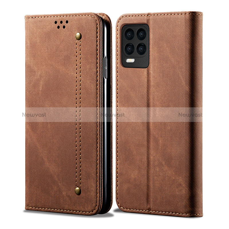 Cloth Case Stands Flip Cover for Realme 8 4G