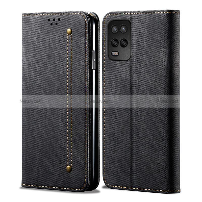 Cloth Case Stands Flip Cover for Realme 8s 5G