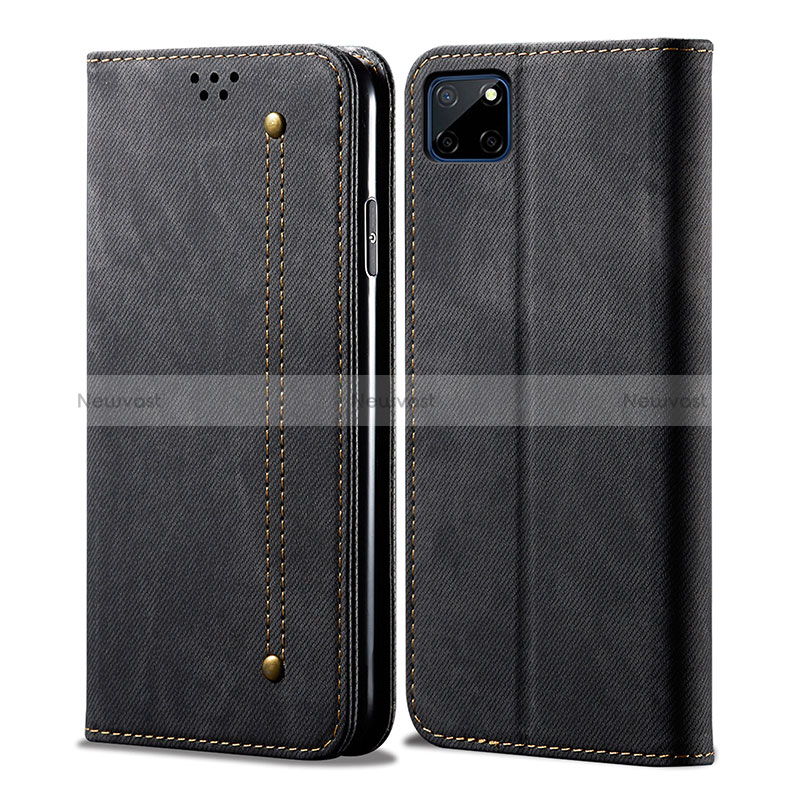 Cloth Case Stands Flip Cover for Realme C21Y