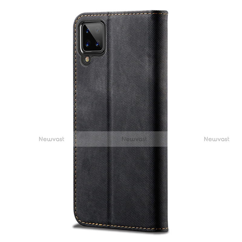 Cloth Case Stands Flip Cover for Samsung Galaxy A12