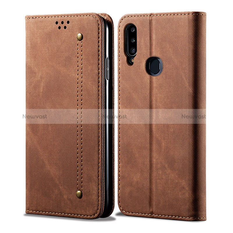 Cloth Case Stands Flip Cover for Samsung Galaxy A20s