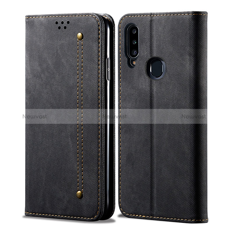 Cloth Case Stands Flip Cover for Samsung Galaxy A20s