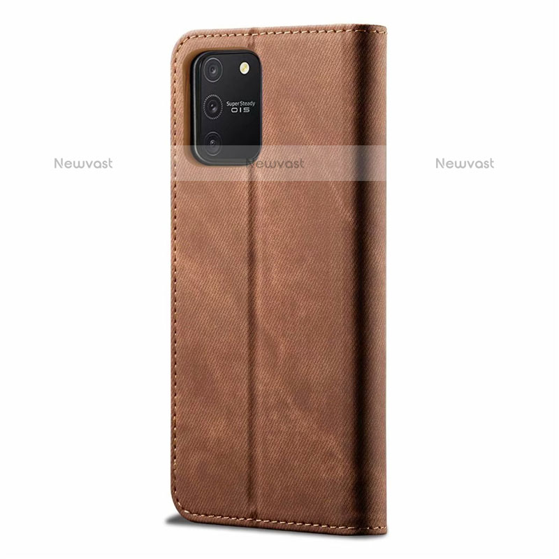 Cloth Case Stands Flip Cover for Samsung Galaxy A91