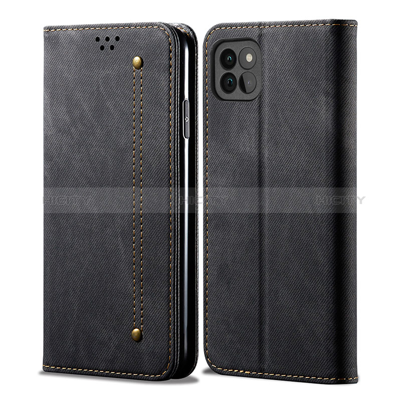 Cloth Case Stands Flip Cover for Samsung Galaxy F42 5G