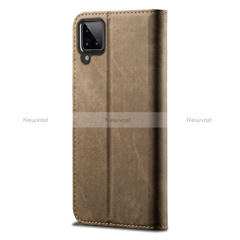 Cloth Case Stands Flip Cover for Samsung Galaxy M12