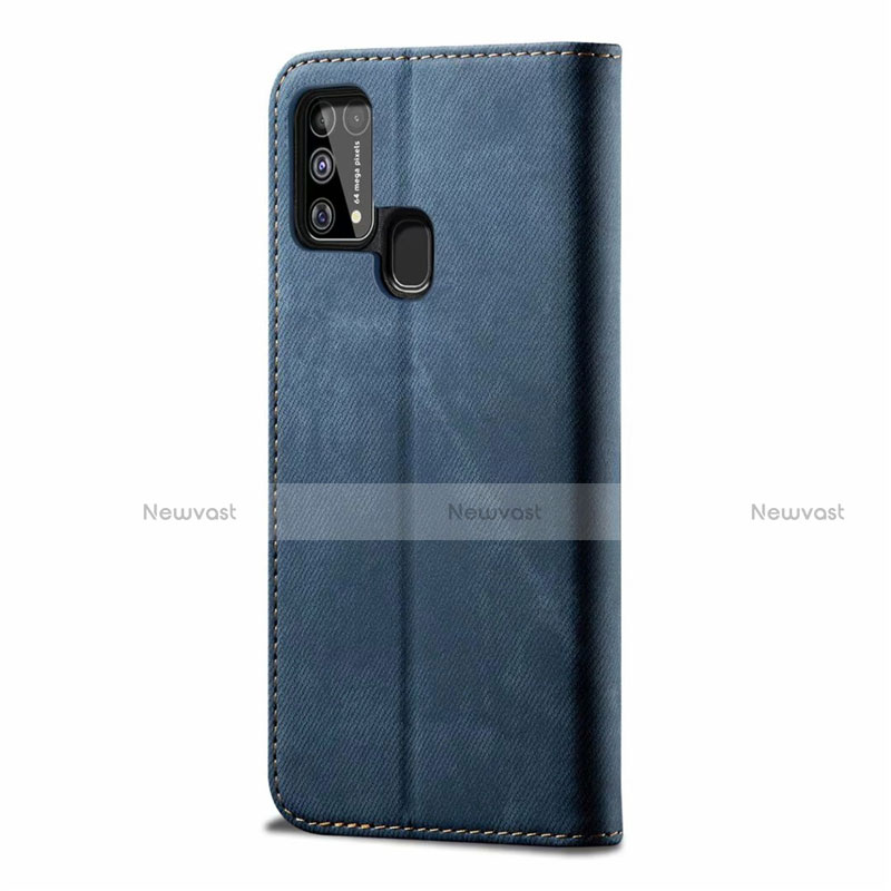 Cloth Case Stands Flip Cover for Samsung Galaxy M21s