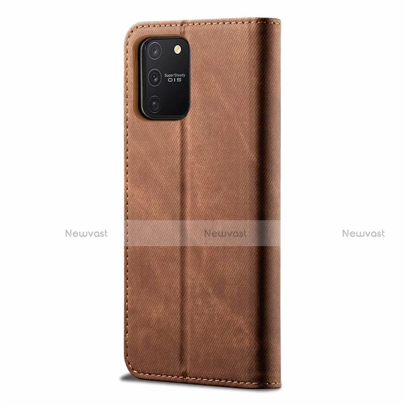 Cloth Case Stands Flip Cover for Samsung Galaxy S10 Lite