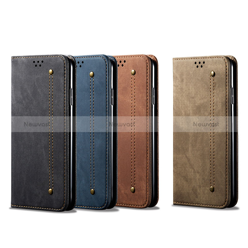 Cloth Case Stands Flip Cover for Samsung Galaxy S24 Ultra 5G