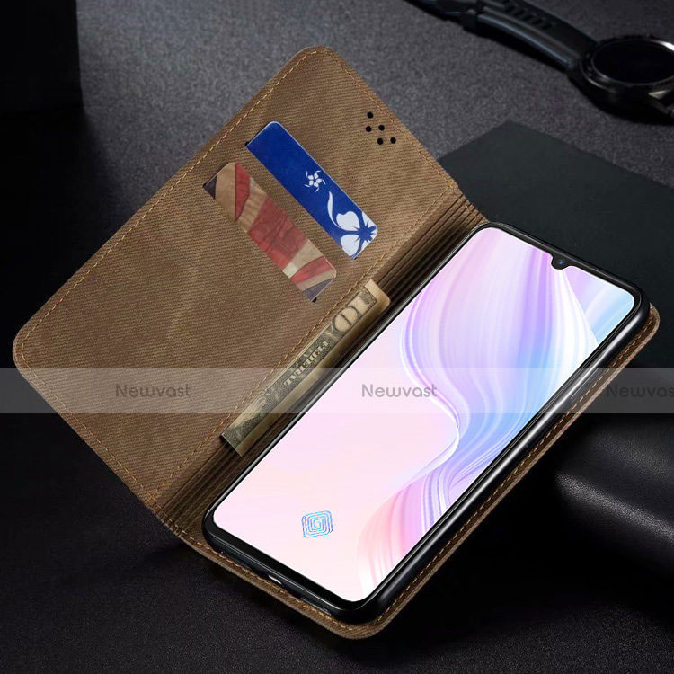 Cloth Case Stands Flip Cover for Vivo S1 Pro