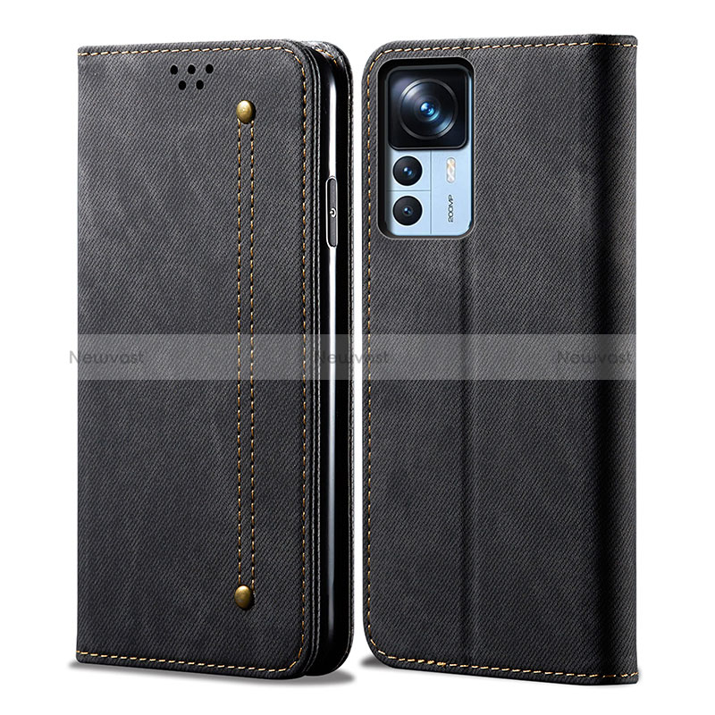 Cloth Case Stands Flip Cover for Xiaomi Mi 12T 5G