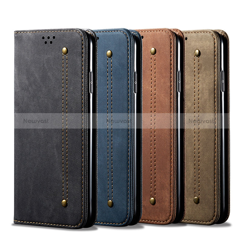 Cloth Case Stands Flip Cover for Xiaomi Mi 12T 5G