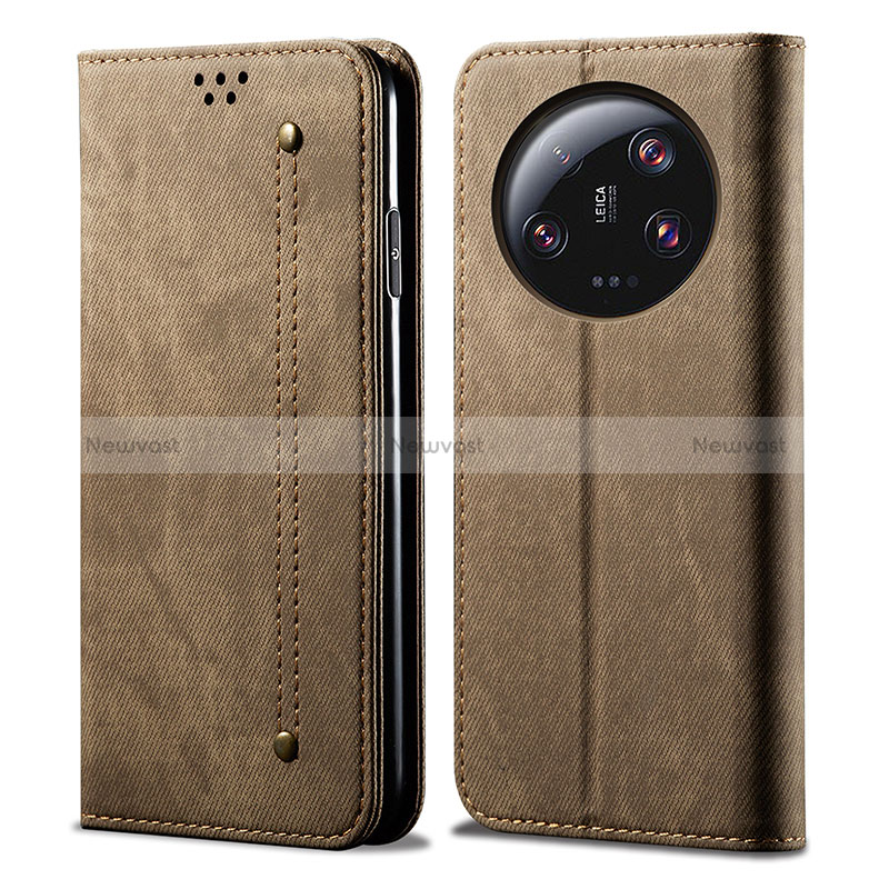 Cloth Case Stands Flip Cover for Xiaomi Mi 13 Ultra 5G