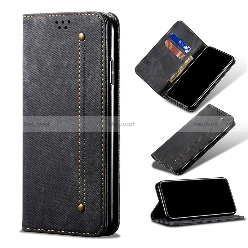 Cloth Case Stands Flip Cover for Xiaomi Poco C50