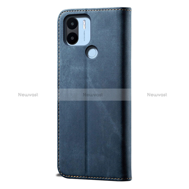 Cloth Case Stands Flip Cover for Xiaomi Poco C50