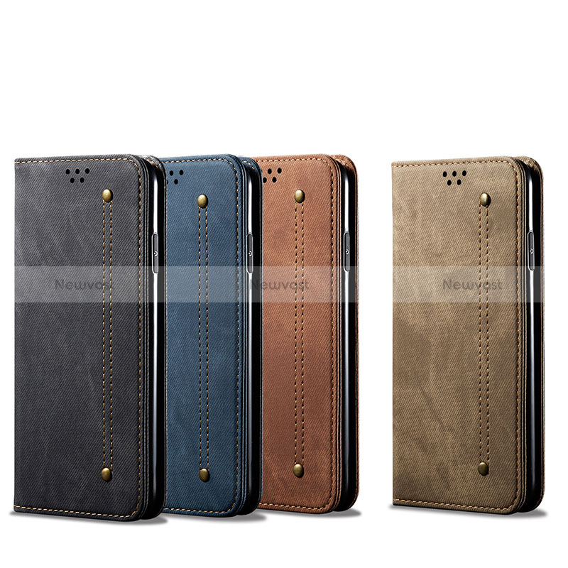 Cloth Case Stands Flip Cover for Xiaomi Poco F5 5G