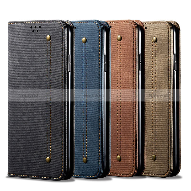 Cloth Case Stands Flip Cover for Xiaomi Poco M4 Pro 5G