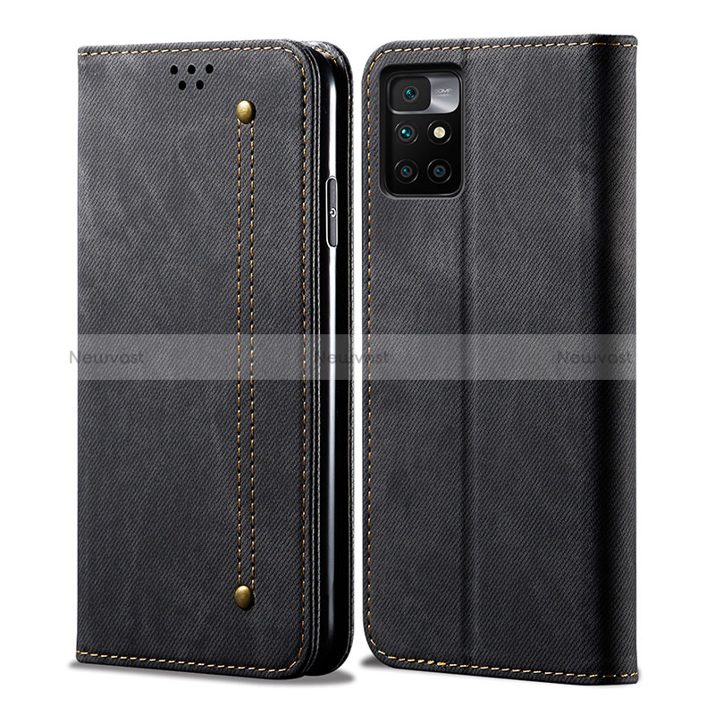 Cloth Case Stands Flip Cover for Xiaomi Redmi 10 (2022)