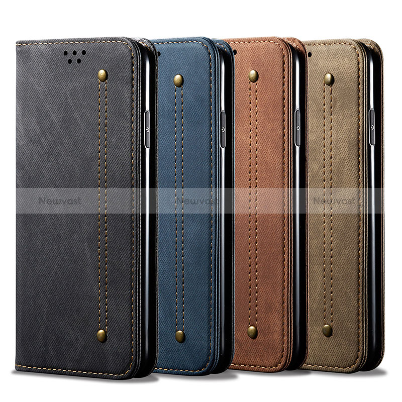 Cloth Case Stands Flip Cover for Xiaomi Redmi 10 4G