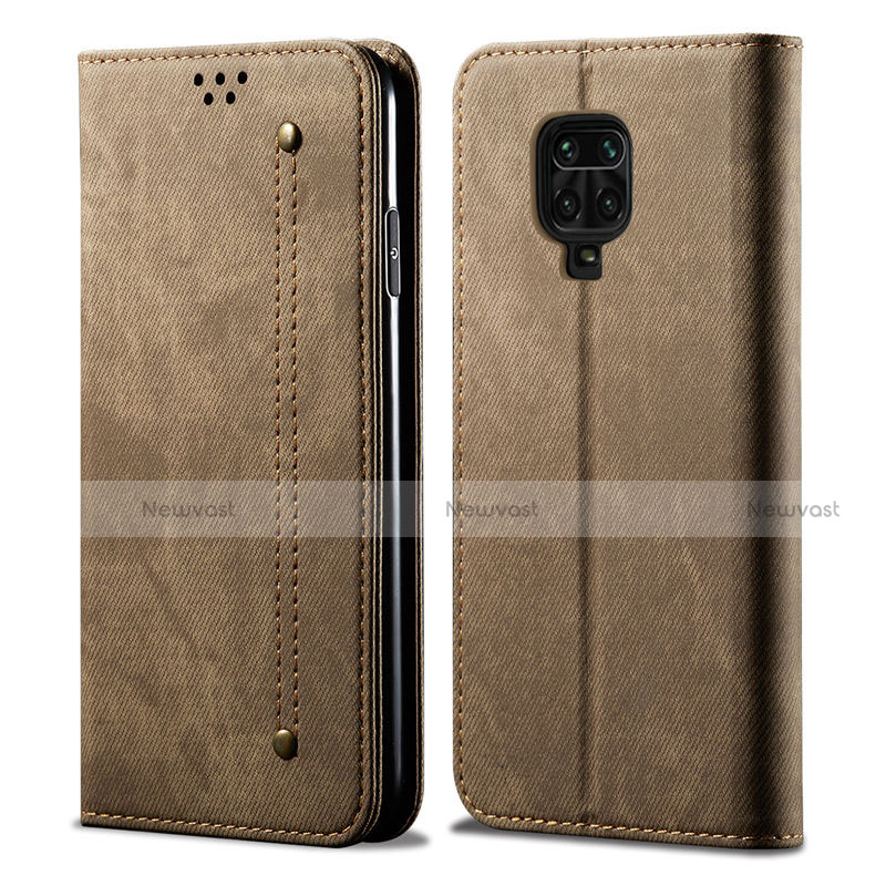 Cloth Case Stands Flip Cover for Xiaomi Redmi 10X Pro 5G