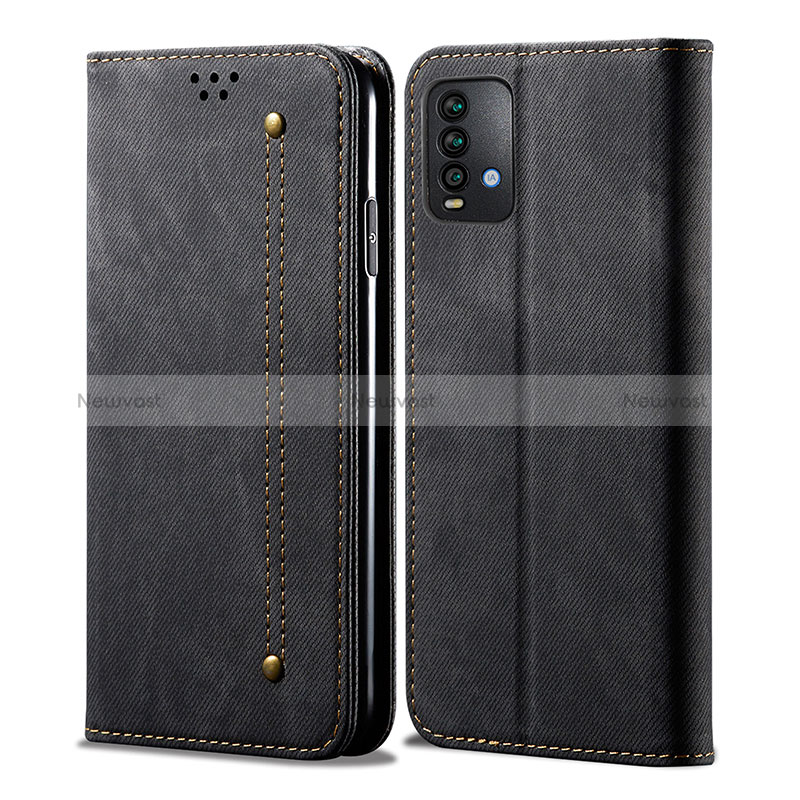 Cloth Case Stands Flip Cover for Xiaomi Redmi 9 Power