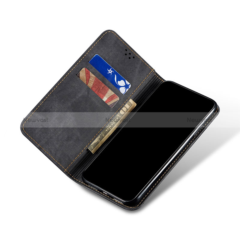 Cloth Case Stands Flip Cover for Xiaomi Redmi Note 11 SE India 4G