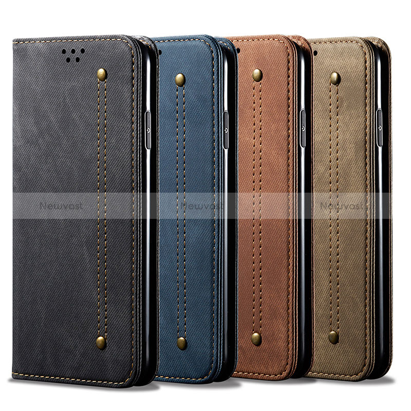 Cloth Case Stands Flip Cover for Xiaomi Redmi Note 12 Pro 4G