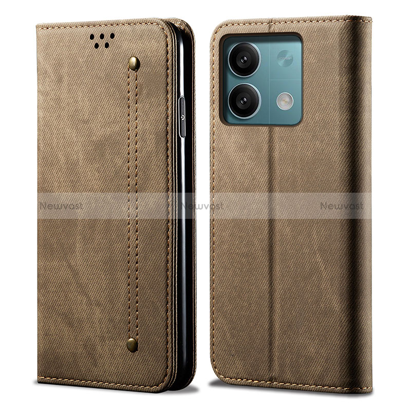 Cloth Case Stands Flip Cover for Xiaomi Redmi Note 13 Pro 5G