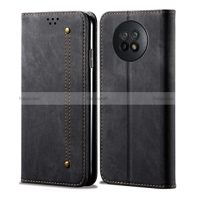 Cloth Case Stands Flip Cover for Xiaomi Redmi Note 9 5G