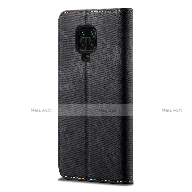 Cloth Case Stands Flip Cover for Xiaomi Redmi Note 9 Pro